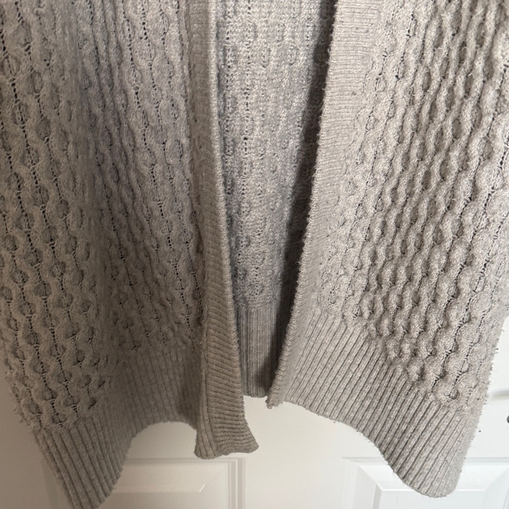 Universal Thread Light Gray Knit Cardigan, 3X - Picture 9 of 9